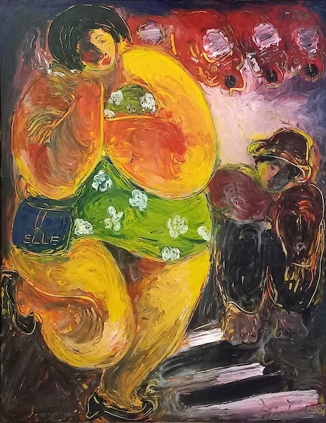 Woman And Fisherman