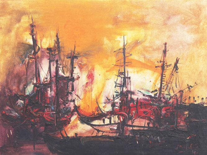 Perahu Bersandar