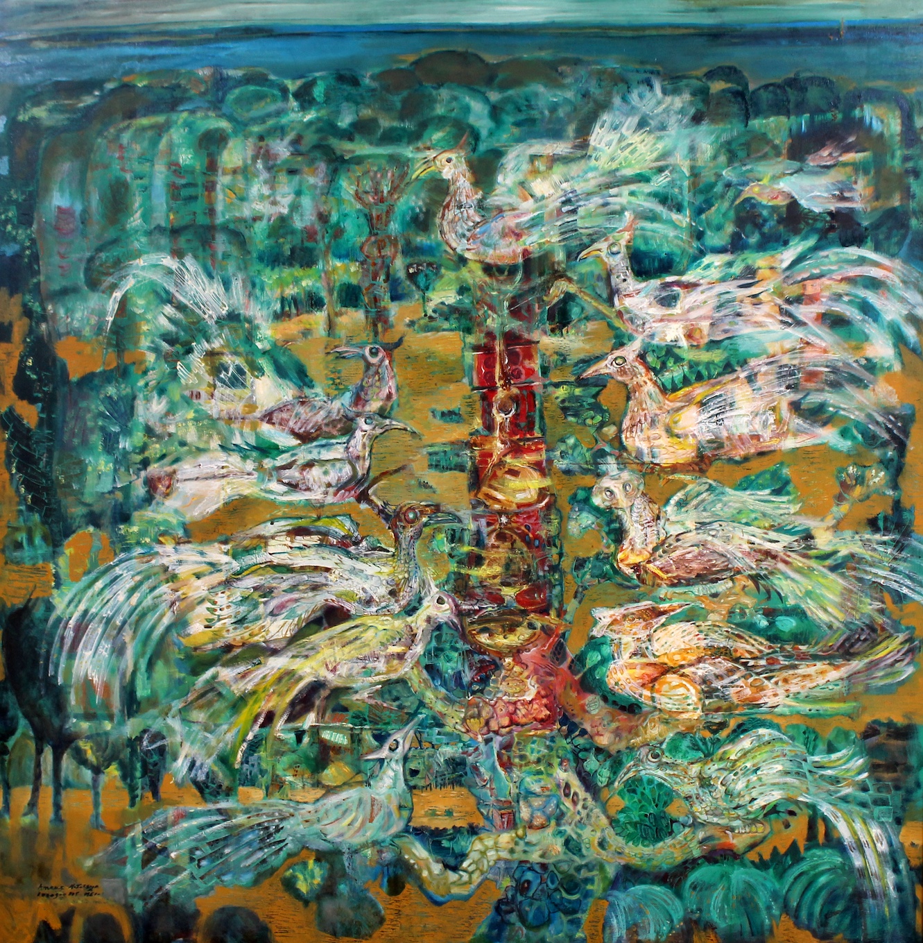 Garden of Peacocks