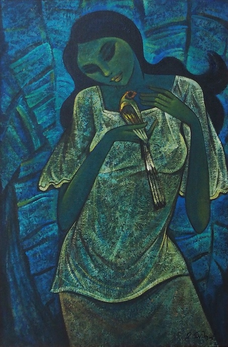 Woman and Bird