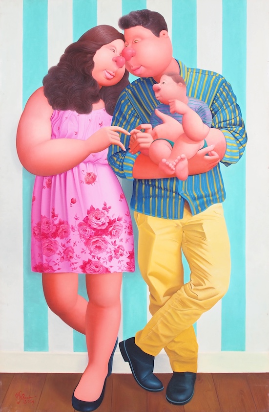 Happy Small Family